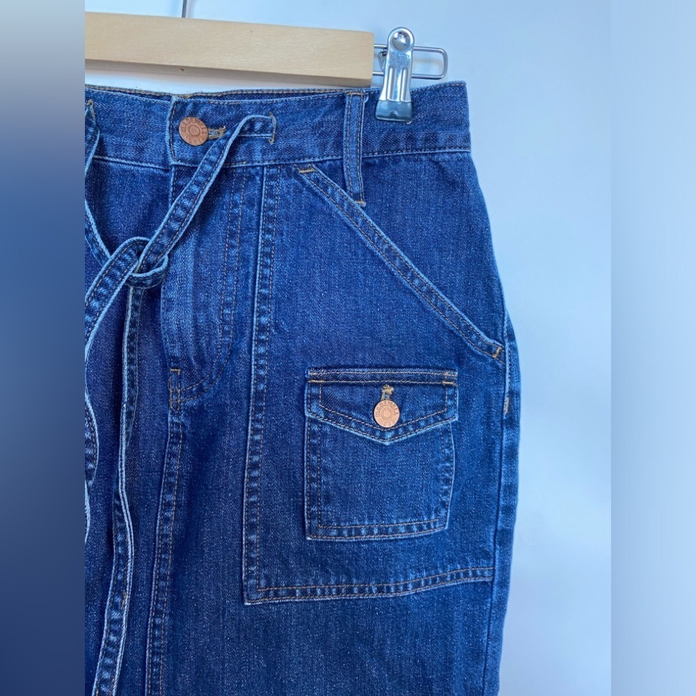 Madewell Blue Midi Skirt - Picture 6 of 14